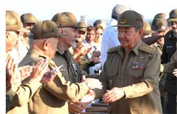 In Havana Raul Castro Presided over State Security Anniversary Ceremony